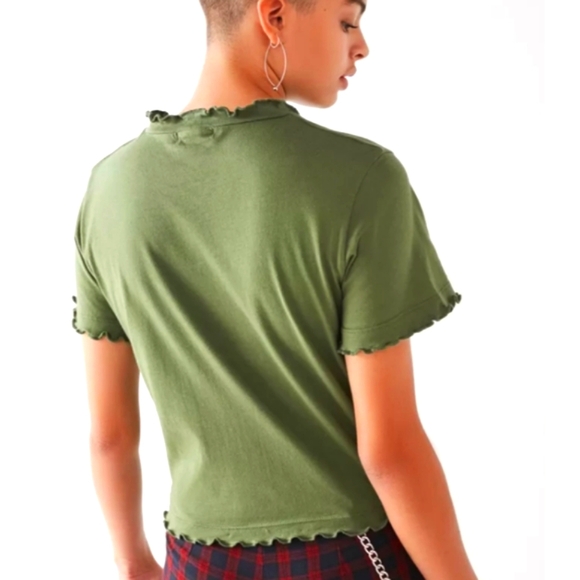 🆕Urban Outfitters Olive Green Tee - Picture 9 of 10